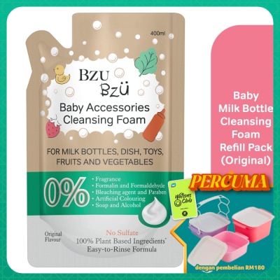 BZU BZU - Baby Accessories Cleansing Form Ori Refill 400ml