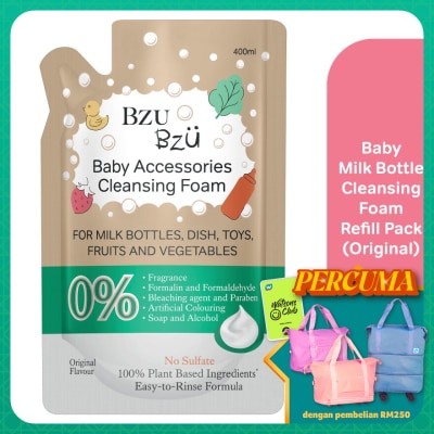 BZU BZU - Baby Accessories Cleansing Form Ori Refill 400ml