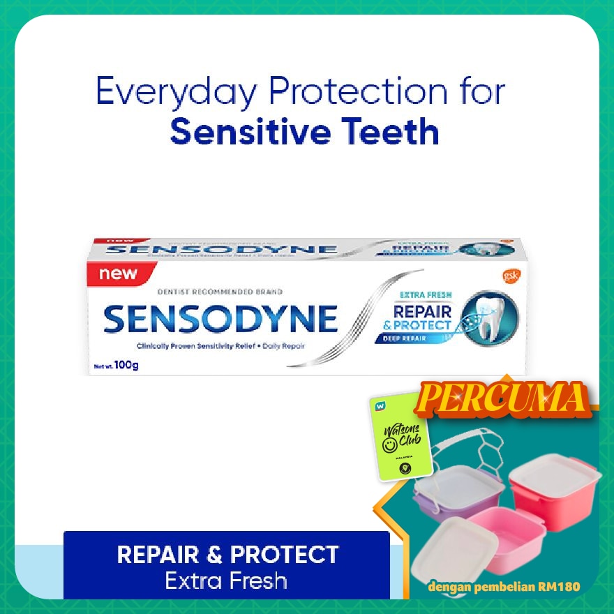 Repair & Protect Extra Fresh Sensitive Toothpaste 100g