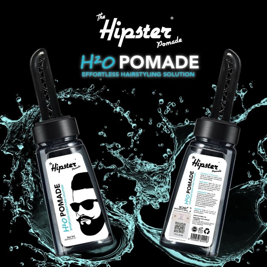 H2O Pomade 260ML. Easy To Apply & Extreme Hold.