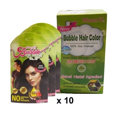 MOON 17 BUBBLE HAIR COLOR BLACK 10S