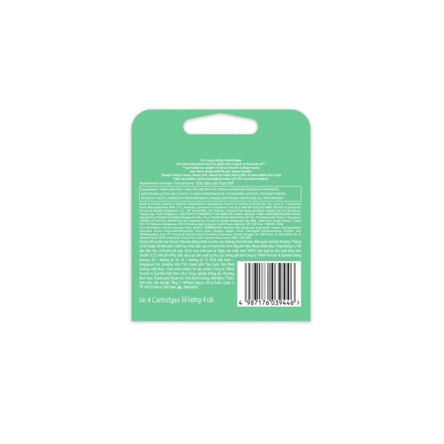 Venus Embrace Cartridge Refill 4s