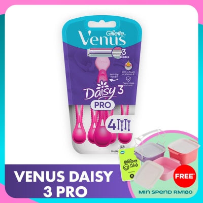GILLETTE VENUS Venus Daisy3 Pro Shaver 4s