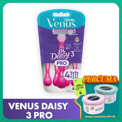 GILLETTE VENUS Venus Daisy3 Pro Shaver 4s