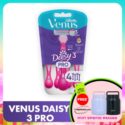 GILLETTE VENUS - Venus Daisy3 Pro Shaver 4s