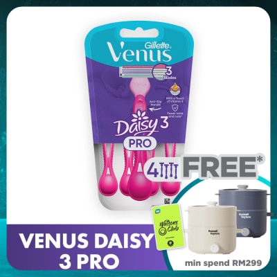 GILLETTE VENUS Venus Daisy3 Pro Shaver 4s