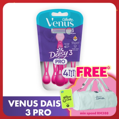 GILLETTE VENUS Venus Daisy3 Pro Shaver 4s