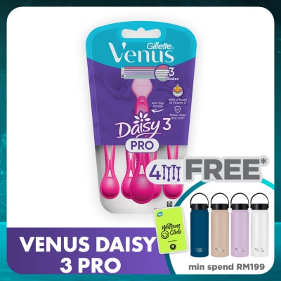 GILLETTE VENUS Venus Daisy3 Pro Shaver 4s