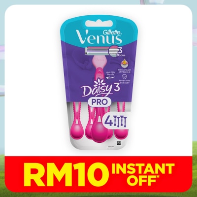 GILLETTE VENUS Venus Daisy3 Pro Shaver 4s