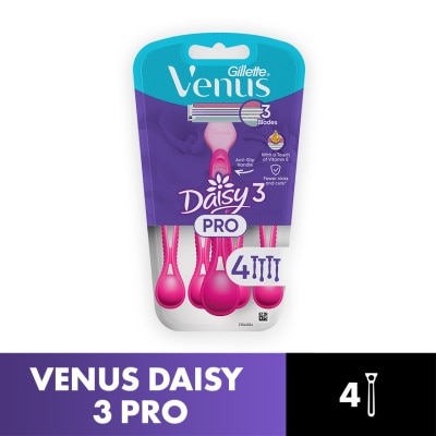 GILLETTE VENUS Venus Daisy3 Pro Shaver 4s