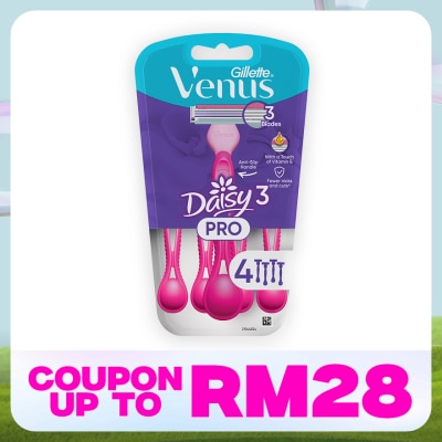 GILLETTE VENUS Venus Daisy3 Pro Shaver 4s