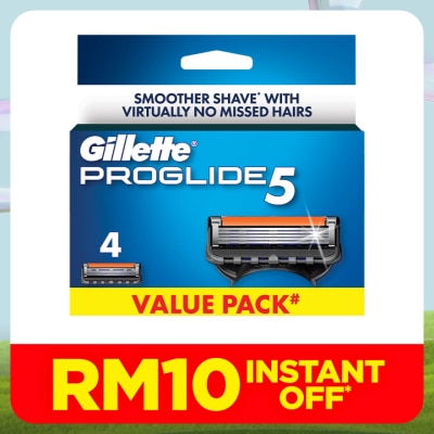 GILLETTE Fusion5 Proglide Refill 4s