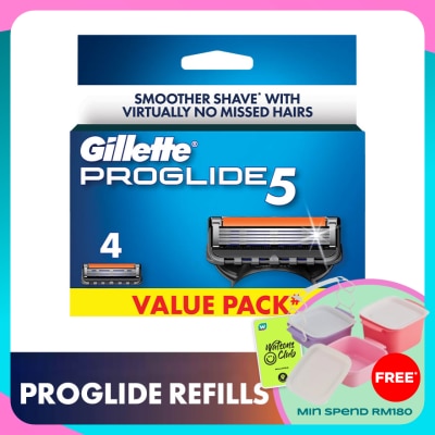 GILLETTE Fusion5 Proglide Refill 4s