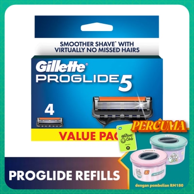 GILLETTE Fusion5 Proglide Refill 4s