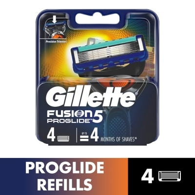 GILLETTE Fusion5 Proglide Refill 4's