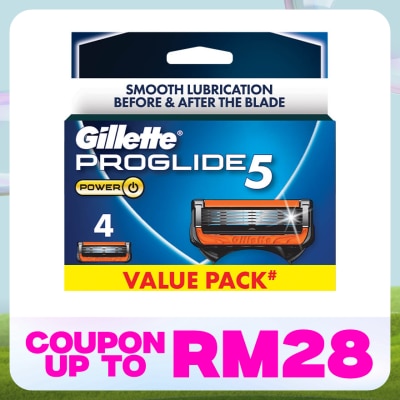 GILLETTE Fusion5 Proglide Power Refill 4s