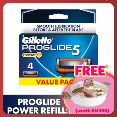 GILLETTE Fusion5 Proglide Power Refill 4s