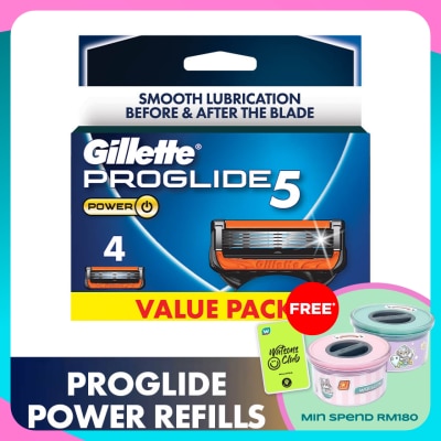 GILLETTE Fusion5 Proglide Power Refill 4s