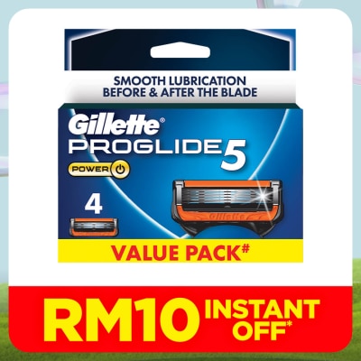 GILLETTE Fusion5 Proglide Power Refill 4s