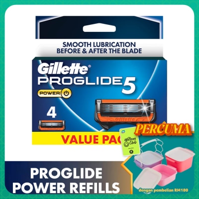GILLETTE - Fusion5 Proglide Power Refill 4s
