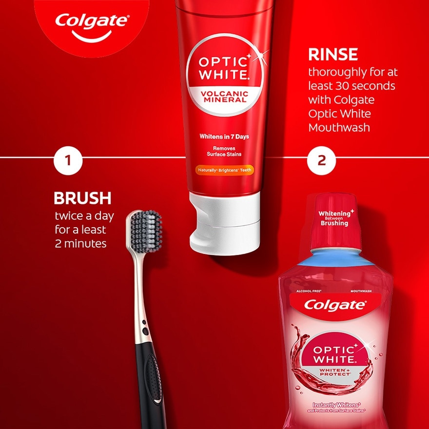 Colgate Optic White Volcanic Whitening Toothpaste 100g