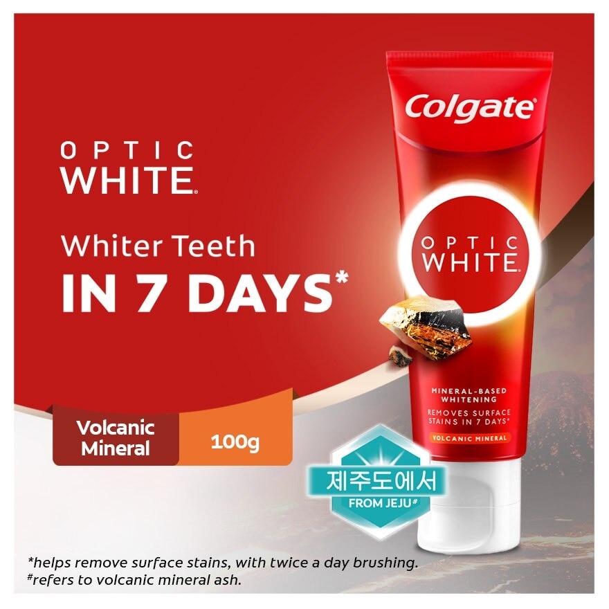 Optic White Volcanic Toothpaste 100g