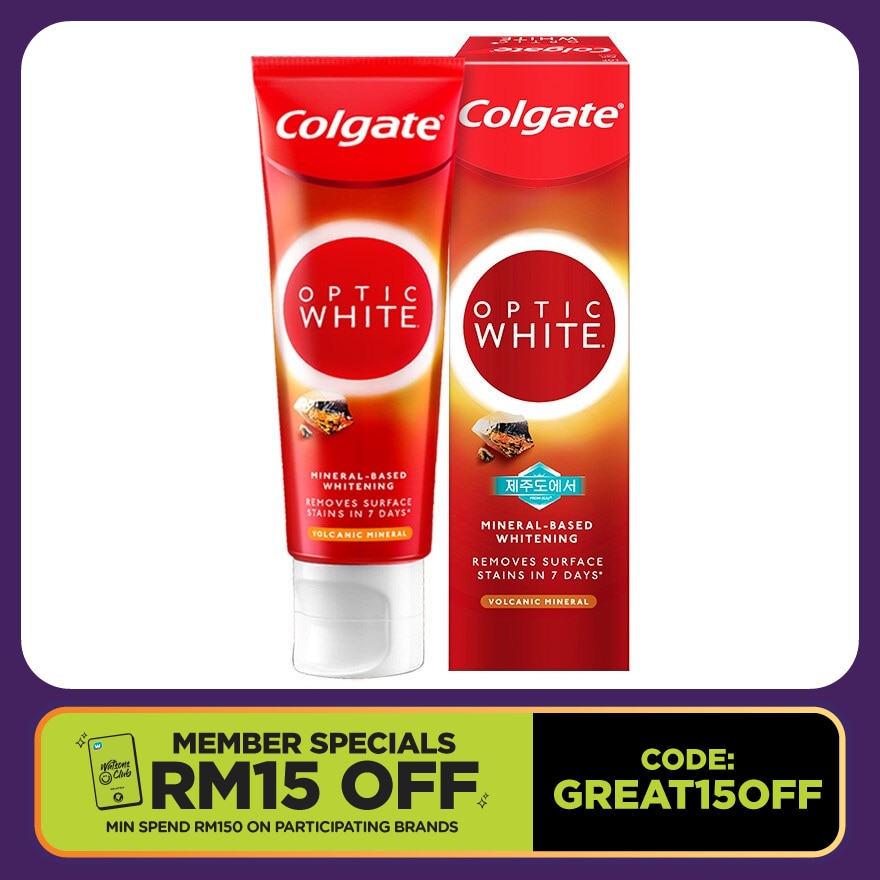 Colgate Optic White Volcanic Whitening Toothpaste 100g