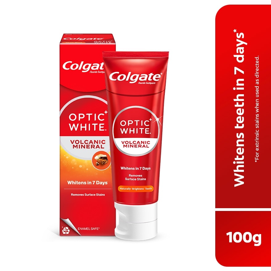 Colgate Optic White Volcanic Whitening Toothpaste 100g