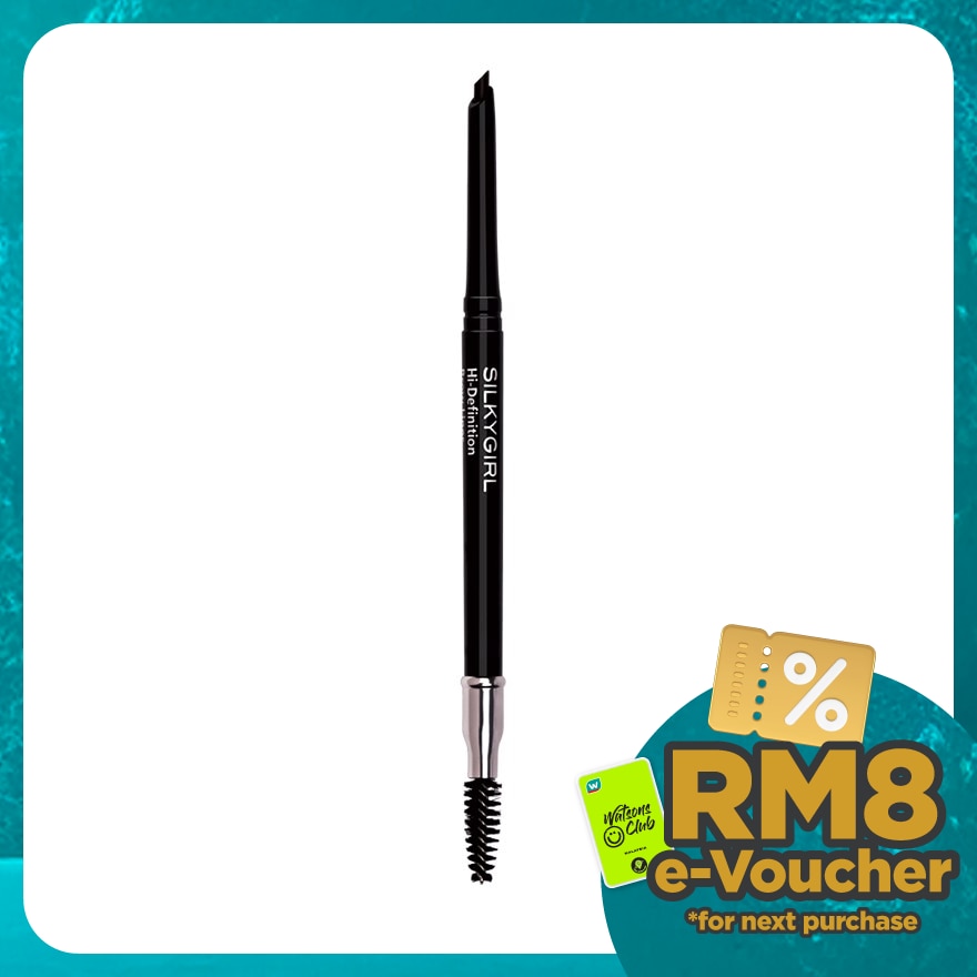 SILKYGIRL Hi-Definition Brow Liner 01 Soft Black 1pc