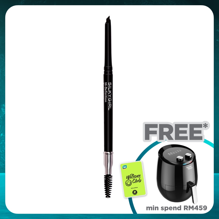 SILKYGIRL Hi-Definition Brow Liner 01 Soft Black 1pc