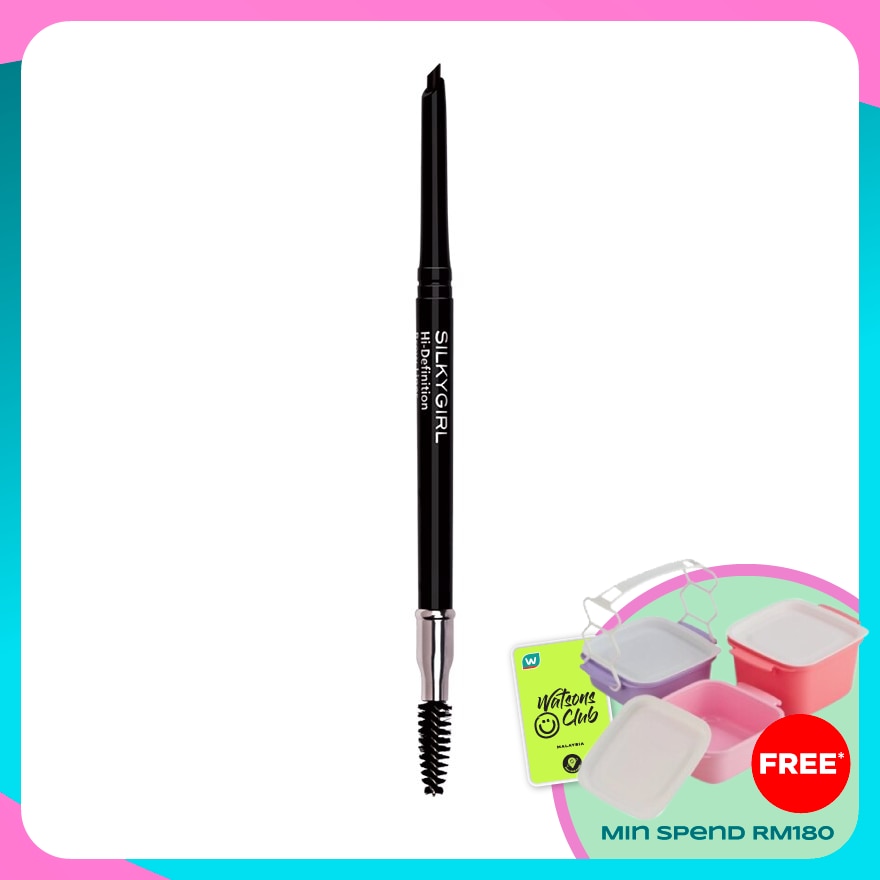 SILKYGIRL Hi-Definition Brow Liner 01 Soft Black 1pc