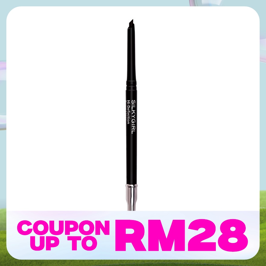 SILKYGIRL Hi-Definition Brow Liner 01 Soft Black 1pc