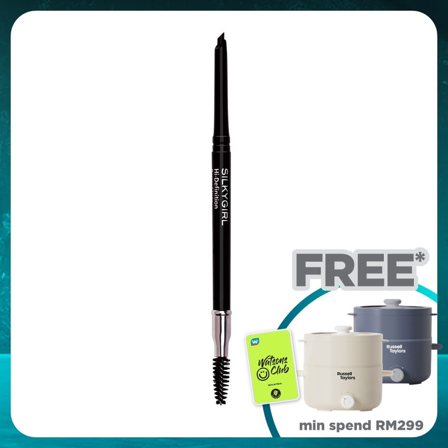 SILKYGIRL Hi-Definition Brow Liner 01 Soft Black 1pc
