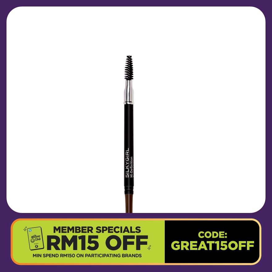 SILKYGIRL Hi-Definition Brow Liner 02 Dark Brown 1pc