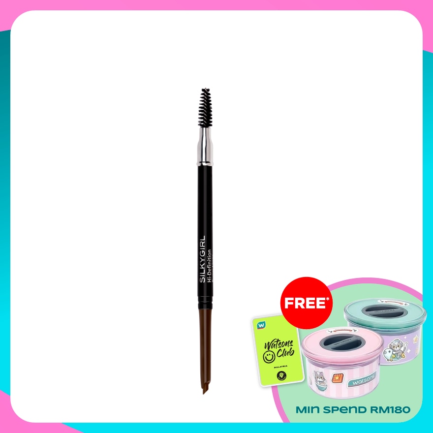 SILKYGIRL Hi-Definition Brow Liner 02 Dark Brown 1pc