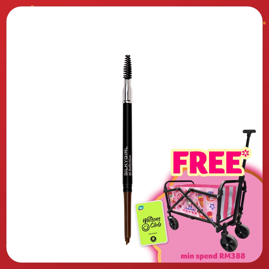 SILKYGIRL Hi-Definition Brow Liner 02 Dark Brown 1pc