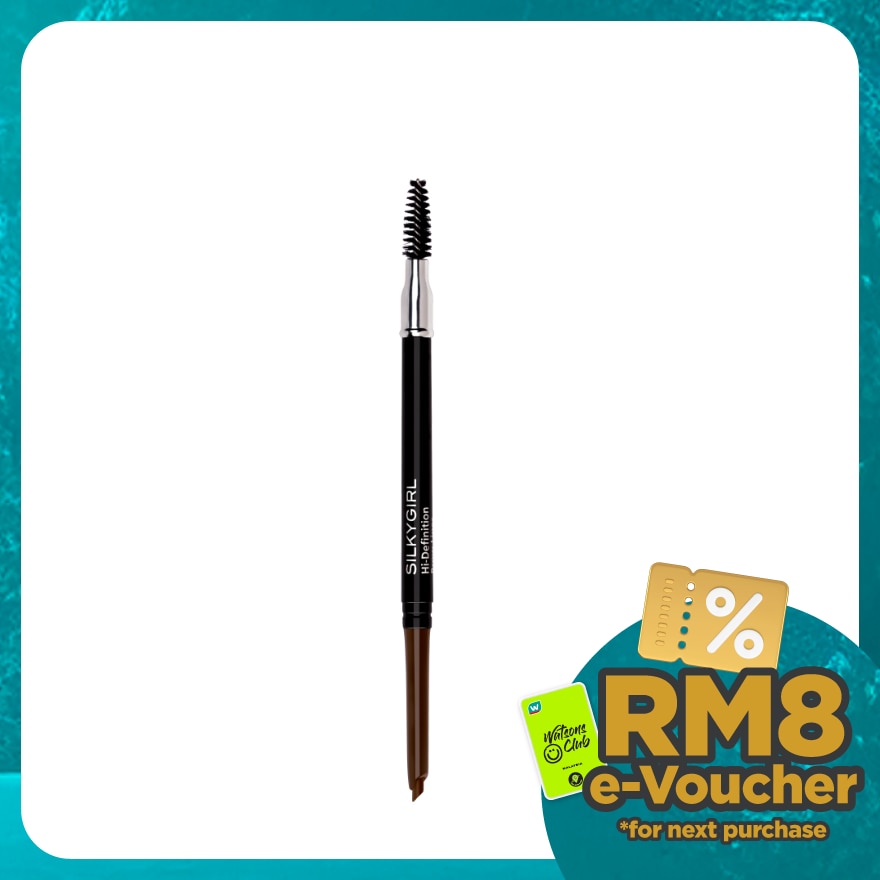 SILKYGIRL Hi-Definition Brow Liner 02 Dark Brown 1pc