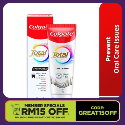 COLGATE Total Charcoal Clean Toothpaste 150g