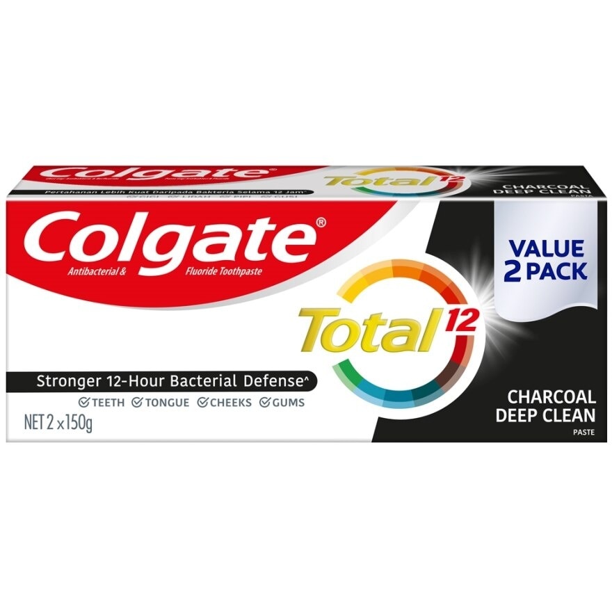 Total Charcoal Deep Clean Toothpaste 2x150g