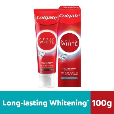 COLGATE Optic White Exfoliating Mineral Toothpaste 100g