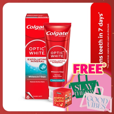 COLGATE Colgate Optic White Exfoliating Mineral Whitening Toothpaste 100g