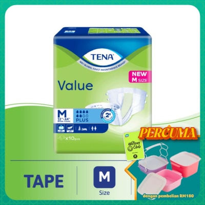 TENA - Value Adult Diaper M 10pcs