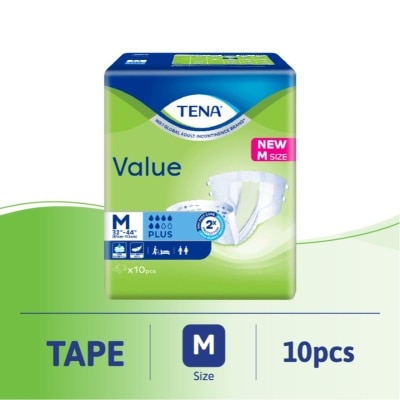 TENA Value Adult Diaper M 10pcs