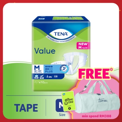 TENA Value Adult Diaper M 10pcs