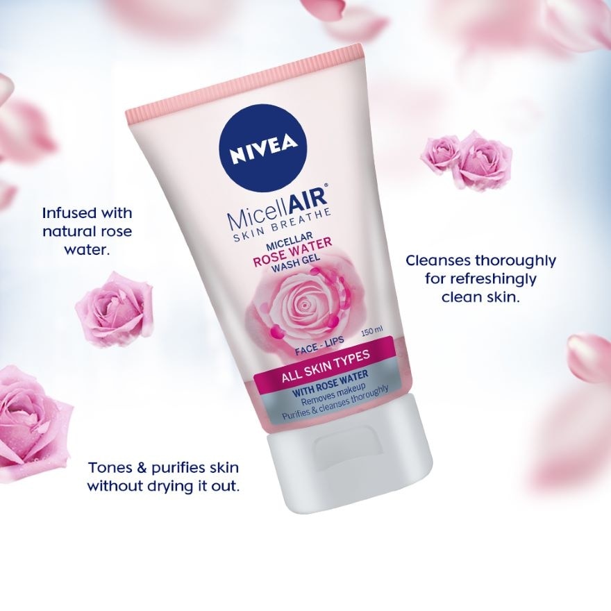 MicellAIR Rose Water Wash Gel 150ml