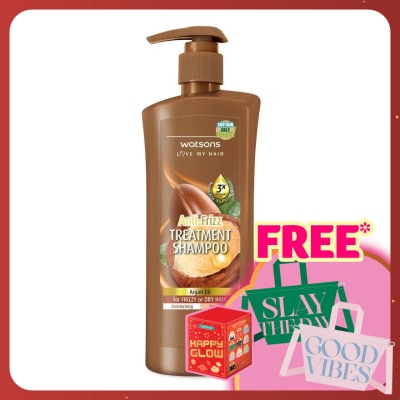 WATSONS Argan Anti-Frizz Treatment Shampoo 400ml