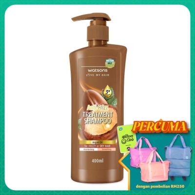 WATSONS - Argan Anti-Frizz Treatment Shampoo 400ml