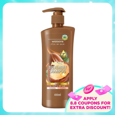 WATSONS - Argan Anti-Frizz Treatment Shampoo 400ml