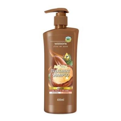 WATSONS Argan Anti-Frizz Treatment Shampoo 400ml