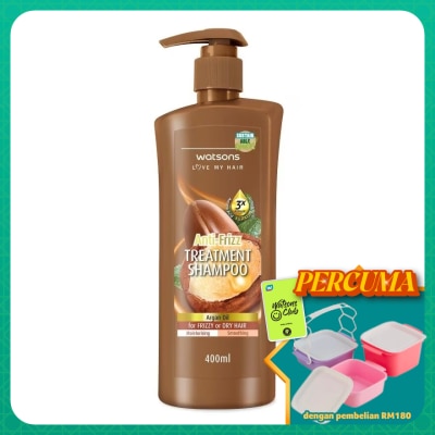 WATSONS - Argan Anti-Frizz Treatment Shampoo 400ml